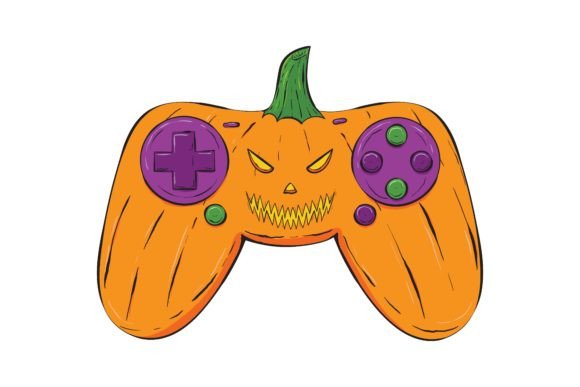 Halloween Pumpkin Video Game Controller: A Unique Asset for Digital Creators and Crafters