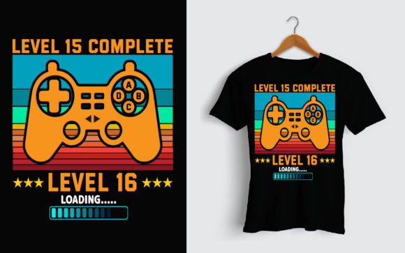 Level 15 Gamer Birthday T-Shirt Design: A Practical Asset for Creators and Celebrations