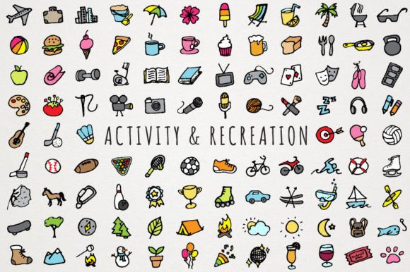 The Ultimate Creative Toolkit: Unlocking the Potential of Your Activity and Recreation Icons Set