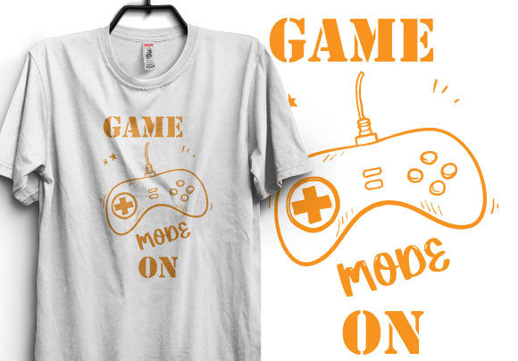 The Ultimate Video Game Typography T-Shirt Design Template for Creators