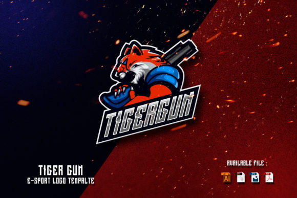 Tiger Gun: A Premier Vector Logo for Gaming & Creative Projects